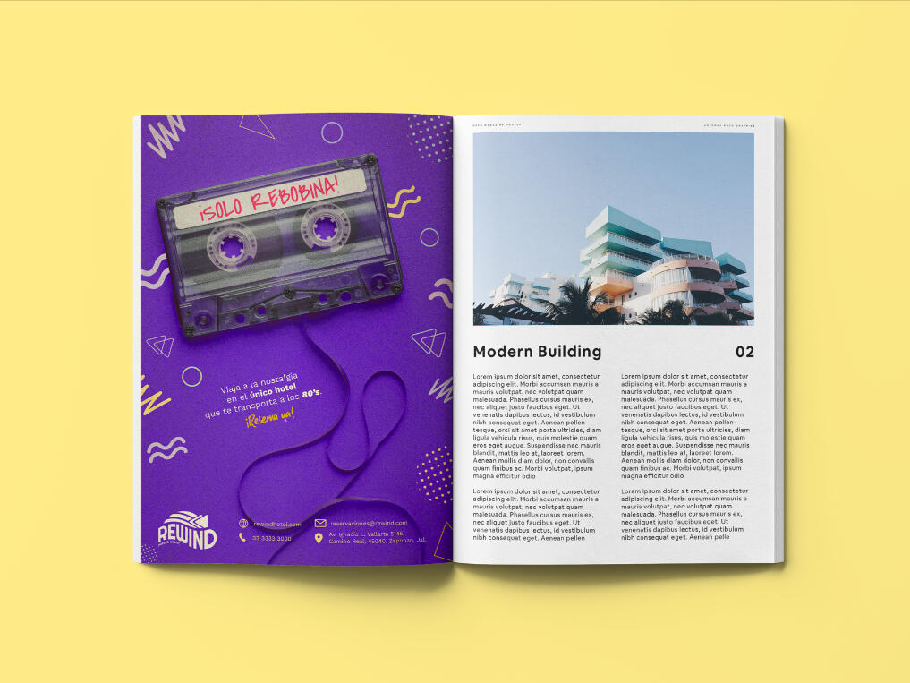 Magazine advertising