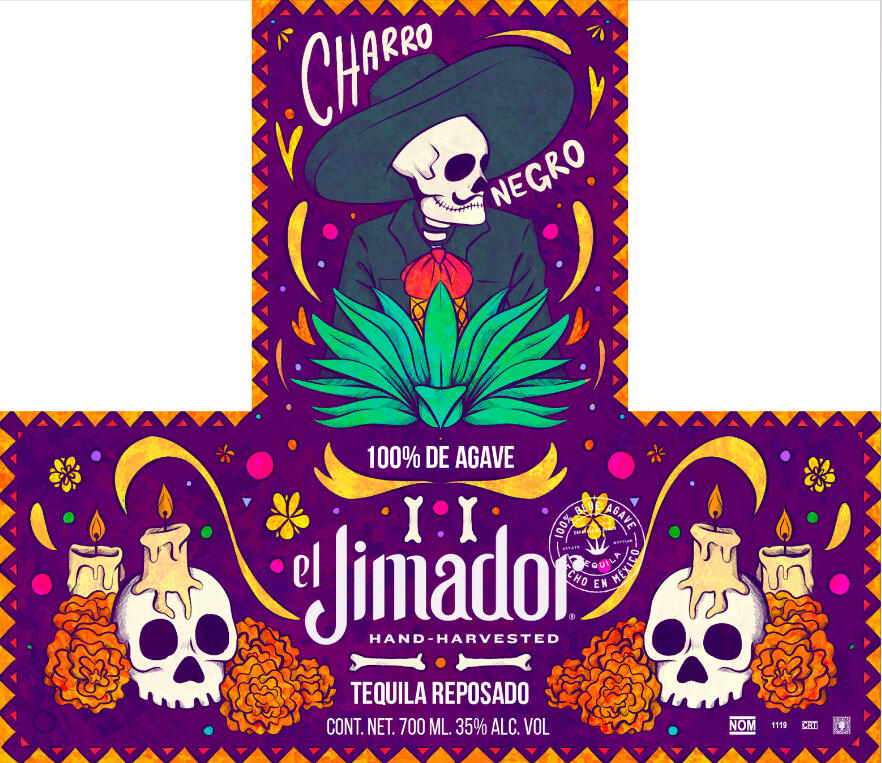 Label for reposado tequila